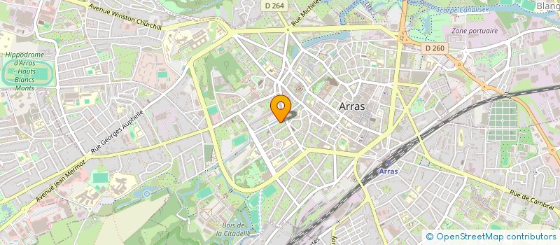 localisation de l'entreprise POINT FORT CONSEIL à ARRAS