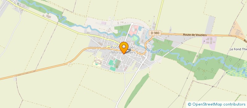 localisation de l'entreprise POINT FRANCE  PONTFAVERGER-MORONVILLIERS