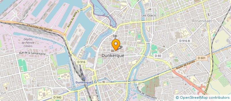localisation de l'entreprise POINT G CONCEPT à DUNKERQUE