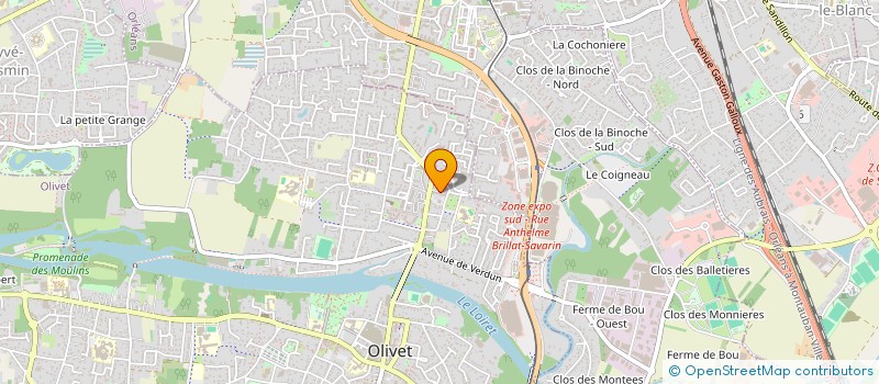 localisation de l'entreprise POINT GOURMAND à OLIVET