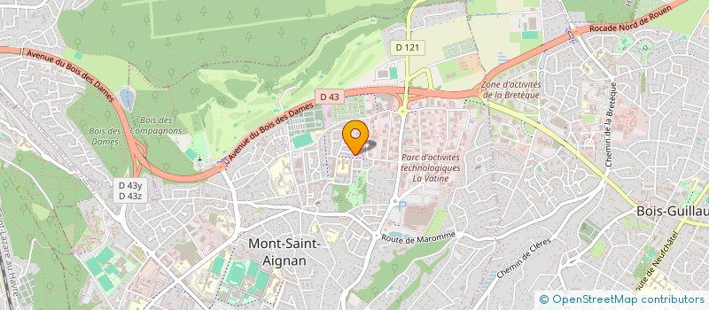 localisation de l'entreprise POINT IMMO  MONT-SAINT-AIGNAN