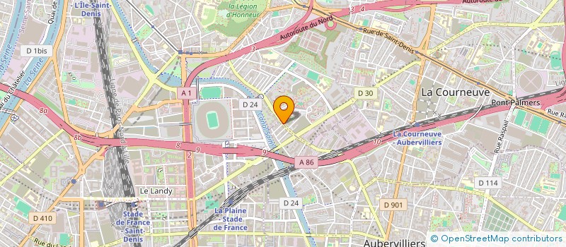 localisation de l'entreprise POINT INFO RELAIS SERVICES DOMICILE 93  SAINT-DENIS