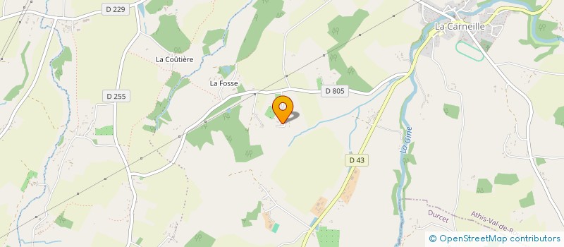 localisation de l'entreprise POINT INFO VERT LE PIVERT à ATHIS-VAL DE ROUVRE