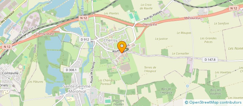 localisation de l'entreprise POINT INT à CHERISY