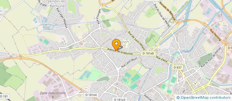 localisation de l'entreprise POINT K à ANNEZIN