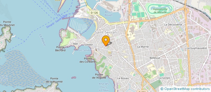 localisation de l'entreprise POINT K  SAINT-MALO