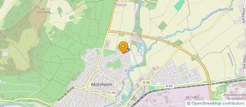 localisation de l'entreprise POINT @ LA LIGNE CONSULT  MOLSHEIM