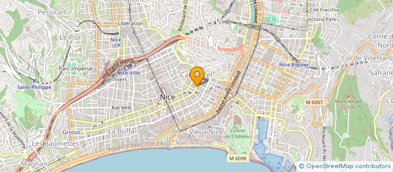 localisation de l'entreprise POINT LASER à NICE