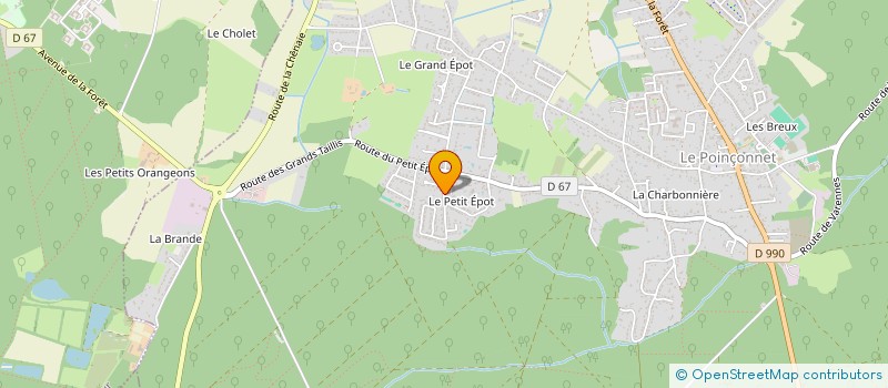 localisation de l'entreprise POINT-MECA à LE POINCONNET