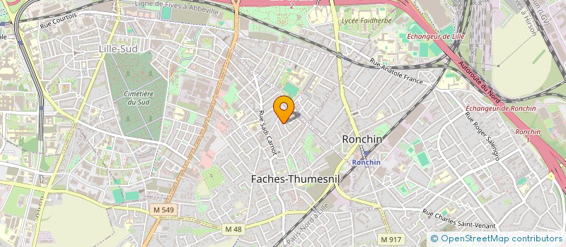 localisation de l'entreprise POINT MULTISERVICE DE MEDIATION  FACHES-THUMESNIL