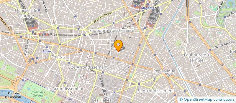 localisation de l'entreprise POINT PAR POINT à PARIS