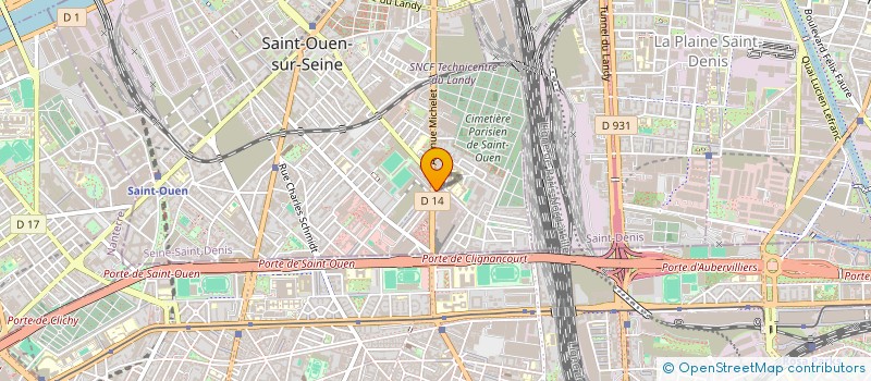 localisation de l'entreprise POINT PAUSE à SAINT-OUEN-SUR-SEINE
