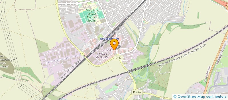 localisation de l'entreprise POINT PHAR  GOUSSAINVILLE