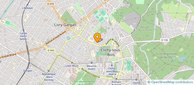 localisation de l'entreprise POINT PHONE 2003 à CLICHY-SOUS-BOIS