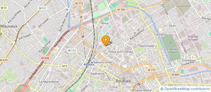 localisation de l'entreprise POINT PHONE à ROUBAIX