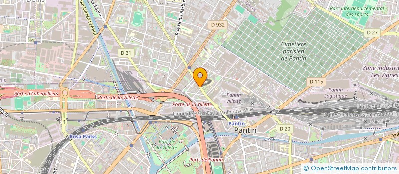 localisation de l'entreprise POINT PHONE DES QUATRE CHEMINS à PANTIN