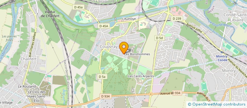 localisation de l'entreprise POINT PLUS IDF  COUPVRAY