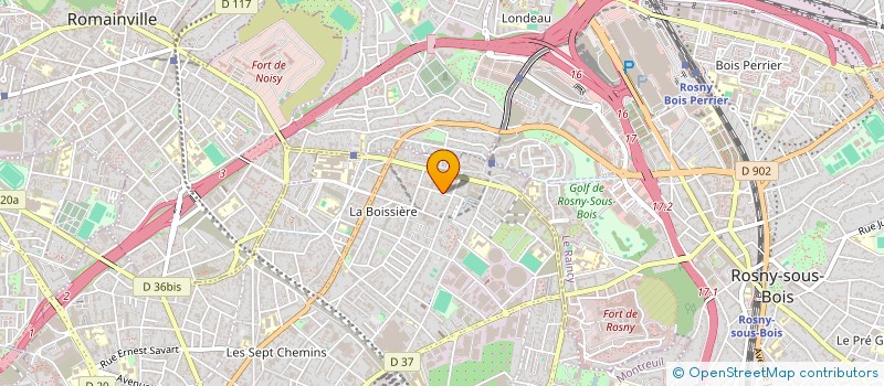 localisation de l'entreprise POINT PNEU & SERVICES à MONTREUIL