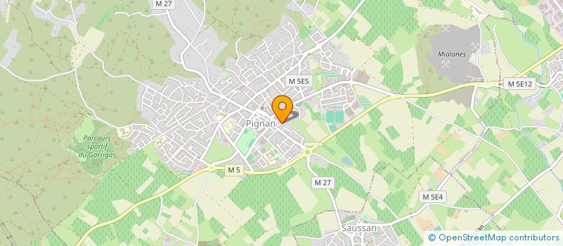 localisation de l'entreprise POINT PROTECH à PIGNAN