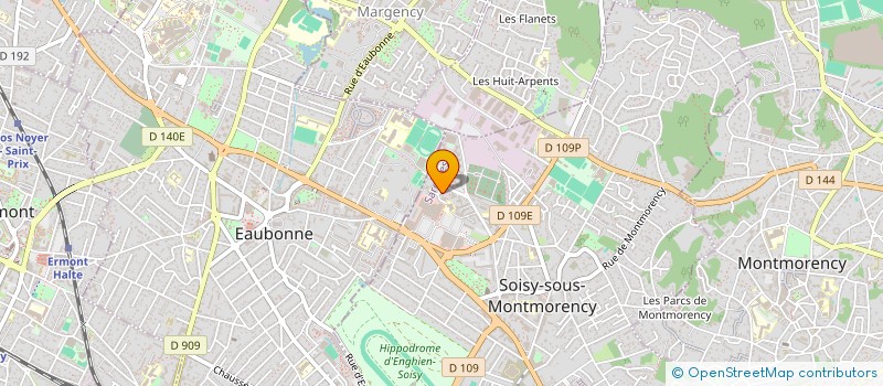 localisation de l'entreprise POINT RENCONTRE INTER GENERATION  SOISY SS MONTMORENCY