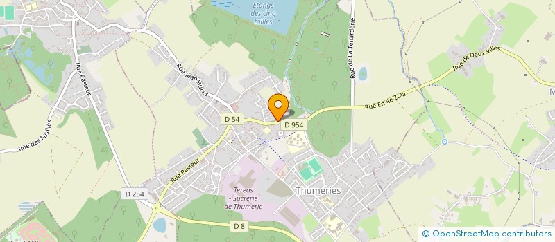 localisation de l'entreprise POINT RENOV  THUMERIES