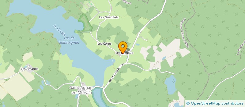 localisation de l'entreprise POINT RIVIERE  ST-AGNAN