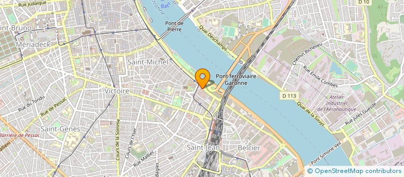 localisation de l'entreprise POINT ROUGE à BORDEAUX