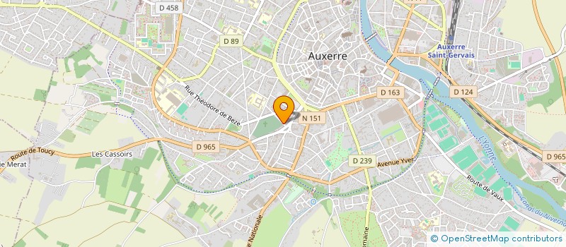 localisation de l'entreprise POINT SECURITE  AUXERRE
