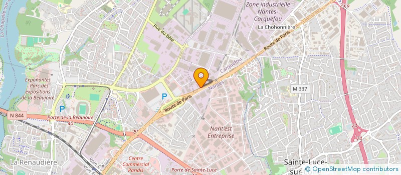 localisation de l'entreprise POINT SEPT à CARQUEFOU