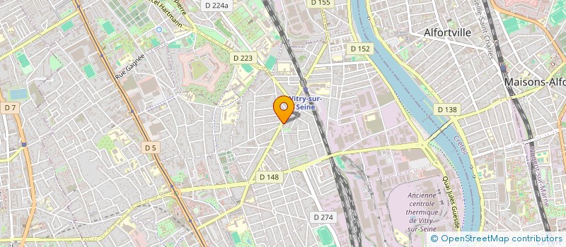 localisation de l'entreprise POINT SERVICE  VITRY-SUR-SEINE