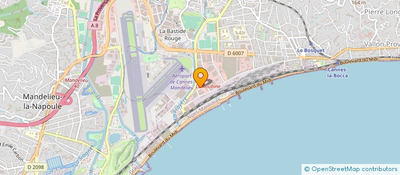 localisation de l'entreprise POINT SERVICE EXPRESS  CANNES