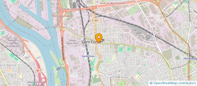 localisation de l'entreprise POINT SERVICES MULTIMEDIA à SAINT-FONS