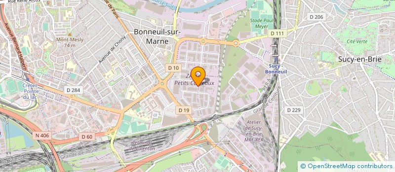 localisation de l'entreprise POINT SMOKE à BONNEUIL-SUR-MARNE