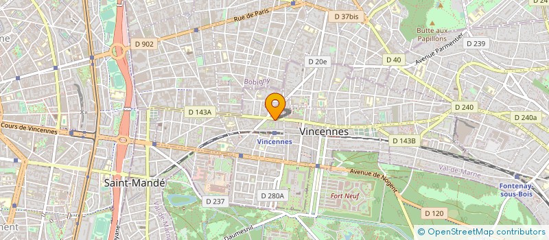localisation de l'entreprise POINT SMOKE VINCENNES à VINCENNES