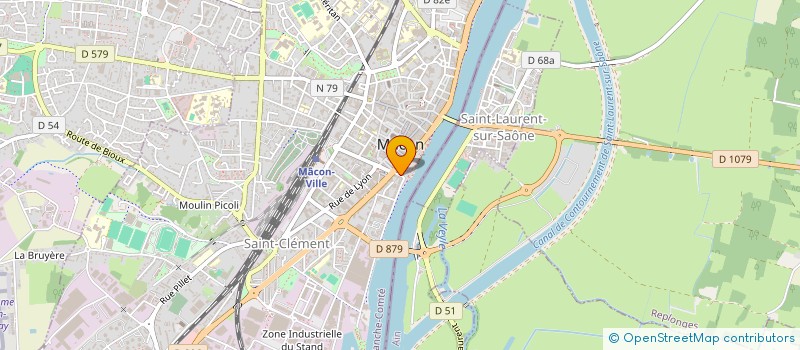 localisation de l'entreprise POINT SOCIAL SANTE à MACON