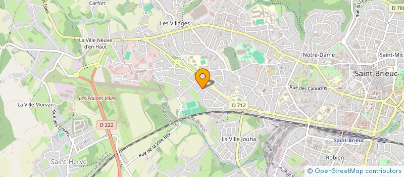 localisation de l'entreprise POINT SOLEIL à SAINT-BRIEUC