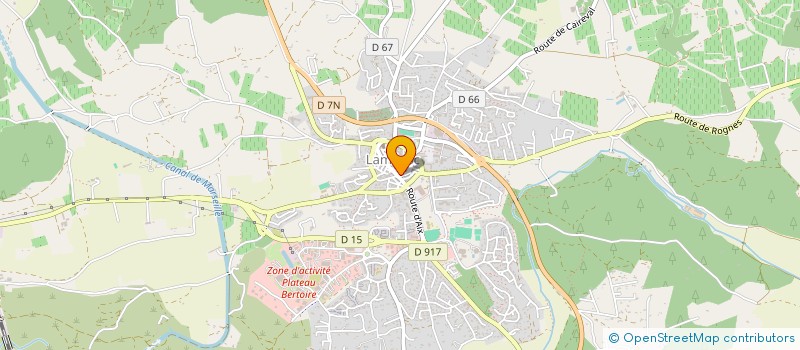 localisation de l'entreprise POINT SPORT à LAMBESC