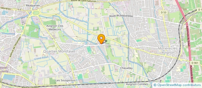 localisation de l'entreprise POINT SUD SOLAIRE  AVIGNON