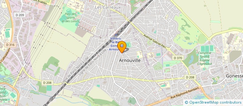 localisation de l'entreprise POINT SUN à ARNOUVILLE