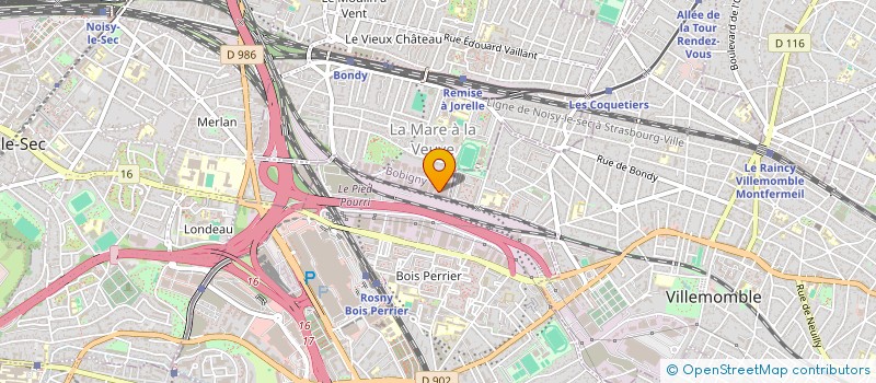 localisation de l'entreprise POINT SUR IMAGE  BONDY