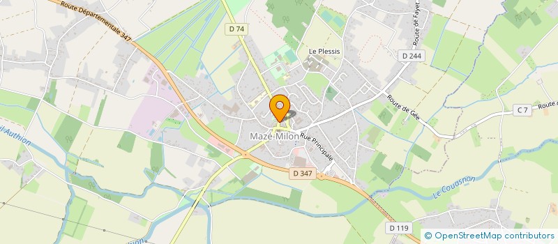 localisation de l'entreprise POINT SYS  MAZE-MILON