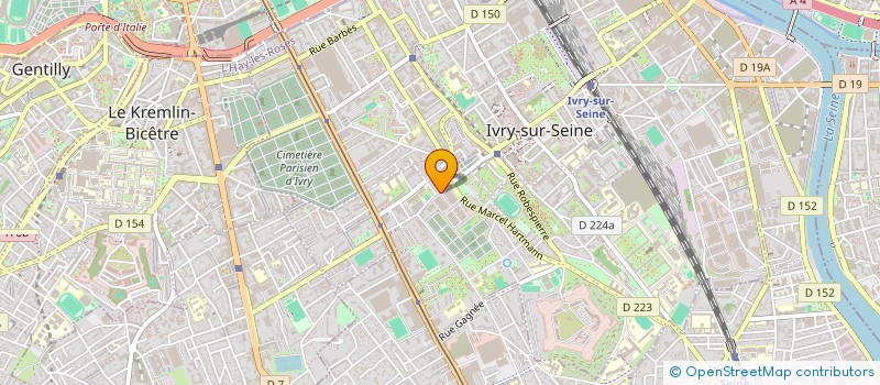 localisation de l'entreprise POINT SYS TELECOM à IVRY-SUR-SEINE