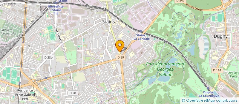 localisation de l'entreprise POINT TECH NEW à STAINS