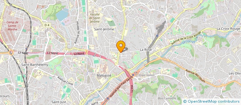 localisation de l'entreprise POINT-TEX à MARSEILLE