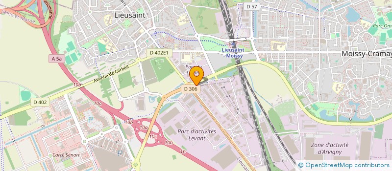 localisation de l'entreprise POINT TP à MOISSY-CRAMAYEL
