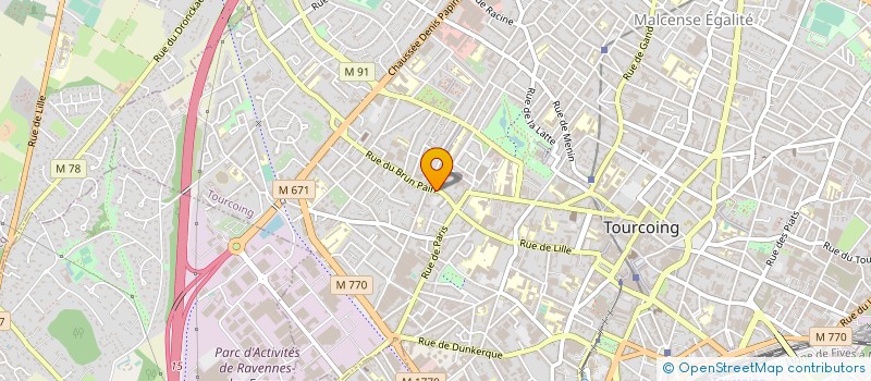 localisation de l'entreprise POINT TRAVAUX à TOURCOING