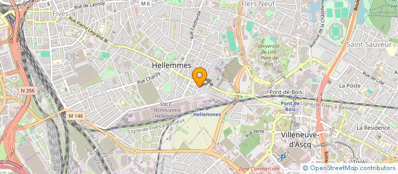 localisation de l'entreprise POINT TRIPLE INGENIERIE  LILLE