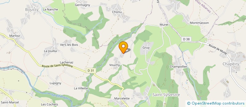 localisation de l'entreprise POINT VERT ENVIRONNEMENT à GRUFFY