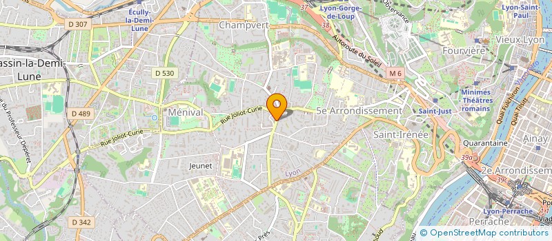 localisation de l'entreprise POINT VIDEO  LYON