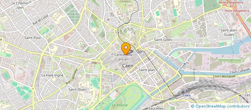 localisation de l'entreprise POINT-VIRGULE à CAEN
